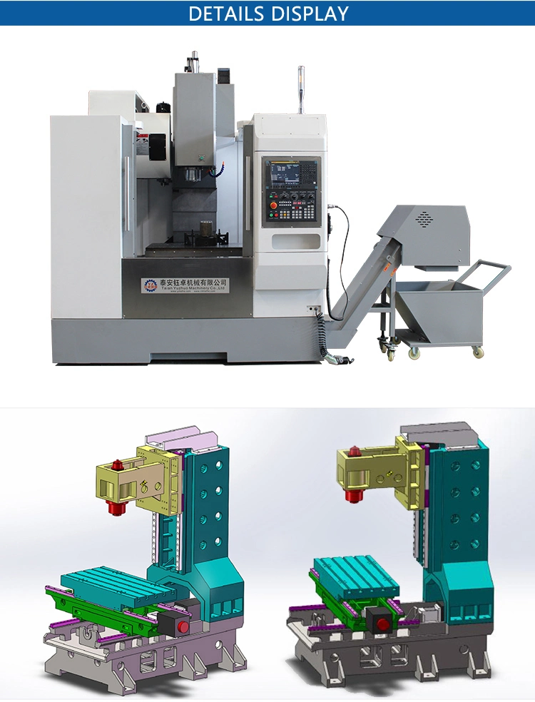 China Manufacturer Vmc Vertical CNC Machining Center CNC Milling Center with 3 Axis 4 Axis 5 Axis