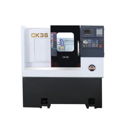 Máquina CNC de 3 eixos horizontal inclinada, torneamento, fresagem, perfuração, torno central, com torre ativa