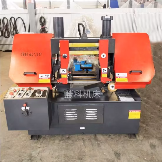 GH4260 GH4270 GH4280 GH42100 Máquina de serrar fita dupla coluna resistente